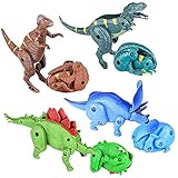 ArtCreativity Dinosaur Egg Puzzle (Pack of 4) | 4 Different Dinosaur Eggs, 4 Cool Transforming Toy | School or Carnival Prize| Fun Birthday Gift Idea for Boys and Girls