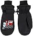 SimpliKids Kids Mittens Winter Ski Gloves,S,Black 12 Train