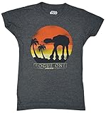 Star Wars Rogue One Scraif Beach Silhouette Juniors T-shirt