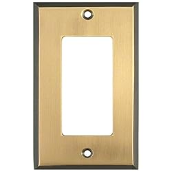 Gold Antique Brass SWITCH HITS Outlet Wall Plate