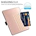 MoKo Passport Holder, PU leather Travel Case Cover for Passport, Rose Gold