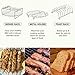 Air Fryer Accessories Anti-Stick 14 PCS with Pizza Pan Cake Barrel Waffle Mold Fryer Liners(100PCS) and Cookbook (20 Recipes) for GoWISE Ninja COSORI Philips Airfryer 4.2QT – 6.8QT, Matte Golden