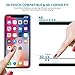 LYOU Privacy Screen Protector Compatible for iPhone X 4D Curved Full Coverage Anti-Spy Tempered Glass Film Compatible for iPhone X