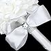 Febou Wedding Bouquet Bridesmaid Bouquet, Bridal Bouquet Artificial Flowers for Wedding, Party and Church (Ivory-Bigger Size)