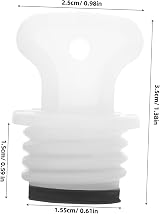 jojofuny 2pcs Rubber Hot Water Bag Stoppers, 1.55cm Diameter, Anti-Leak view 7
