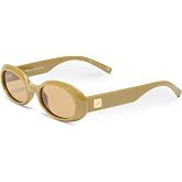 Le Specs Work It Retro 90s Oval Sunglasses for Women and Men | Iconic vintage design, versatile sculpted frame with tint lenses, premium durable optics, cool style for everyday wear