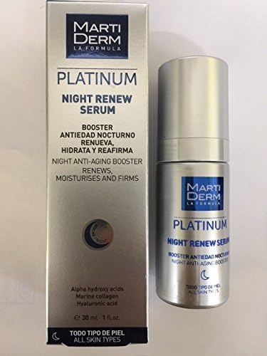 New martiderm platinum alfa peeling night renew serum 30ml mineskin treatment