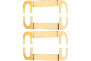 Toyvian 2 Pairs Speaker Wire Junction Connectors Copper Terminal Lugs Gold Plated Speaker Binding Posts