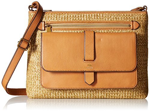 Fossil kinley medium crossbody, tan