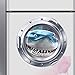 Witkey 3D View Ocean Paradise Series Removable Vinyl Wall Sticker Mural Decal Art Décor (Big Shark)