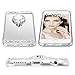 iPhone 6 Plus 6S Plus Case, Caka Rhinestone Series Glitter Luxury Cute Shiny Bling Mirror Makeup Case for Girls with Ring Kickstand Diamond TPU Case for iPhone 6 Plus 6S Plus (Silver)