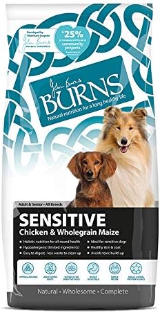 Burns Pet Nutrition Hypoallergenic Complete Dry Dog Food Adult and Senior Dog Sensitive with Chicken 6 kg