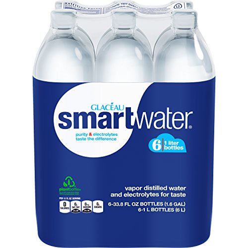 SMARTWATER PACKAGED DRINKING WATER, 33.8 FL OZ (PACK OF 6)
