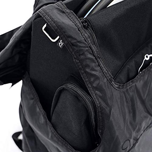 MVP Disc Sports Voyager Backpack Disc Golf Bag with Forcefield Rainfly - Yellow