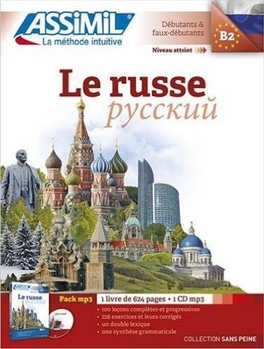 Le Russe sans Peine [ Russian for French Speakers ] Book + 1 CD MP3 (Russian Edition)