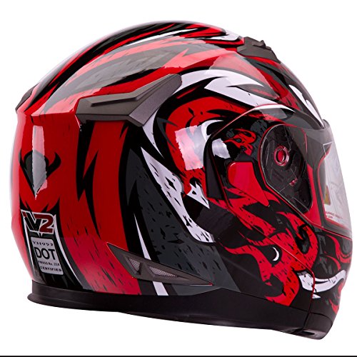 VIPER Modular Dual Visor Motorcycle / Snowmobile Helmet DOT Approved