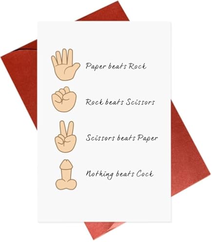 Huxters Lustige Gay-Weihnachtskarte „Merry Gaymas“ – 14,8 Cm Quadratisch, 350 G/m² Papier, Inkl. Umschlag