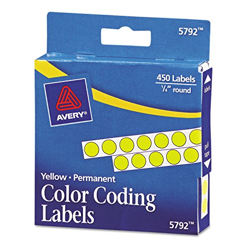 Ave05792 - Avery Round Color Coded Label
