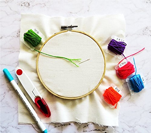 image for Threads Full Set Embroidery Starter Cross Stitch Kit Complete with Pro