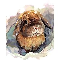 MAIYOUWENG Paint by Number Kit for Adults DIY Oil Painting Drawing with Brushes Paint, Bunny Cartoon Pattern 14 -Unique Home Decor and Gifts