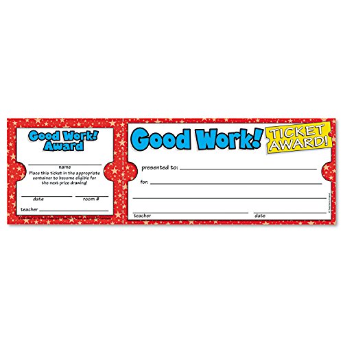 Good Work! Ticket Awards