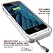 iPhone 5C / SE Battery Case, Alpatronix BX120plus 2400mAh Protective External Rechargeable Portable Charging Case for iPhone SE, 5C, 5S, 5 Juice Bank Power Pack [MFi Certified, iOS 10+] - White