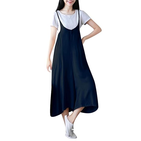 pleated dungaree dress