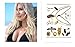 Terra Tattoos Gold Metallic Tattoo Flash Sheets Designs of Feathers, Sun, Flowers & more! Face Tattoos for Women Waterproof Nontoxic Long Lasting 75+ Designs for Vacation, Festivals Parties – Gold