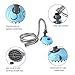 Uarter Pet Bath Dog Shower Brush Cat Massager Shampoo Handheld Sprayer with Stainless Steel Hose, Blue