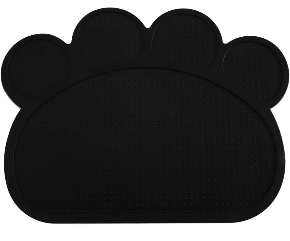 Rosestola Waterproof Dog Cat Pet Food Mats Non Slip Pet Dog Cat Bowl Mats Placemat Grade Dog Pet Cat Feeding Mat