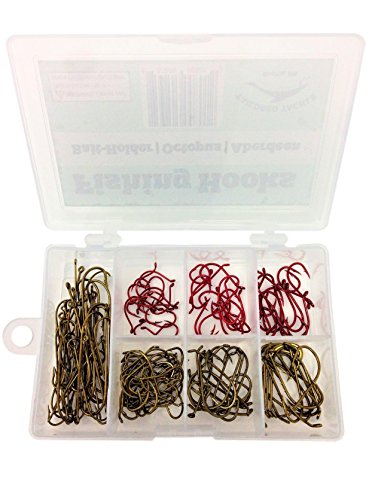 Tailored Tackle Freshwater Fishing Hooks 150 Piece Assortment of Octopus Hooks Baitholder Hooks Aberdeen Hooks - Thumbnail 3