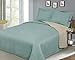 Baltic Linen Luxury Fashionable Reversible Solid Color Mini Quilt Sets,Camel/Sage