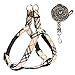 BINGPET No Pull Dog Harness and Leash - Step in Puppy Harness with Leash Set for Medium Dogs (Plaid)
