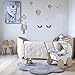 Dulcii Cloud Shape Kids Rugs, Soft Baby Floor Play Mat Area Rugs for Boys and Girls Bedroom and Playroom Kids Home Decor Carpet, Large Nursery Mat 40x25.6 inch, Grey