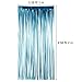 Mermaid Birthday Party Decorations/Under The Sea Party Decorations Backdrop Furuix Pack of 2 Aqua Blue Foil Fringe Curtains for Engagement Bridal Shower Baby Shower Bachelorette Wedding Decorations