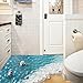 Anshinto 3D Beach Floor/Wall Sticker Removable Mural Decals Modern Vinyl Art Living Room Decors (B)