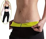 Glamours Slimming Shorts Sauna Pants Hot Thermo Thigh Sweat Shorts Body Shaper Pants for Men Neoprene Leggings Gym Fat Burning (-)