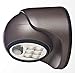 LIGHT IT! by Fulcrum, 6-LED Wireless Motion Sensor Security Porch Light, Bronze, Single