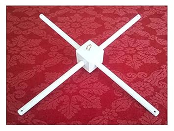 Amazon Com Cross Bar Hanger For Crib Mobile In White Cross Arms Baby Mobile Nursery Decor Balanced Crib Mobile Hanger Wooden Baby