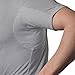 Thompson Tee with Underarm Sweat Pads Original Fit DeepV, Heather Gray, X-Large