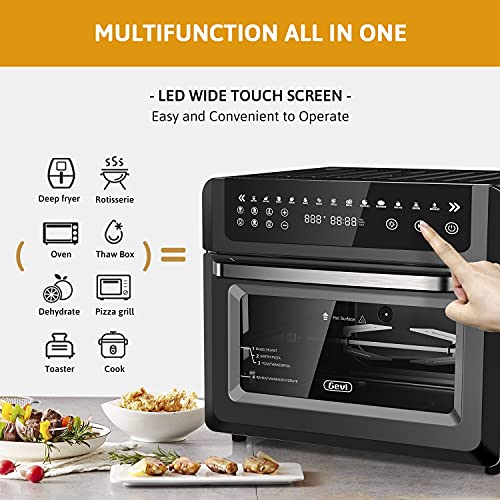 Gevi 13in1 Air Fryer Oven, 19 Quart Airfryer Toaster Oven Combo