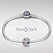 NINAQUEEN 925 Sterling Silver Pandöra Charms Summer Rainbow Birthstone Bead for Pandöra Bracelets Pendant Jewelry Anniversary Valentines Day Birthday Gifts for Women Wife Sisters Daughter