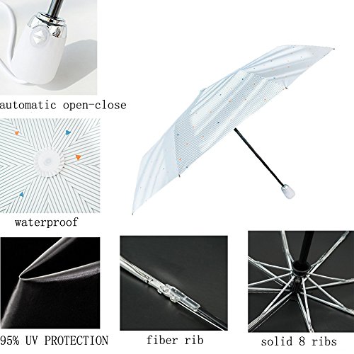 image for 17KM Outdoor Travel Sun & Rain UV Protection Parasol Umbrellas Lightwe