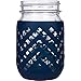 JarJackets Silicone Mason Jar Sleeve - Fits 16oz (1 pint) REGULAR-Mouth Jars | Package of 1 (Midnight)