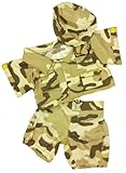 Stuffems Toy Shop Desert Soldier Outfit Teddy Bear