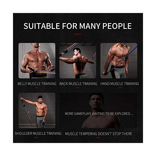 YNFC-Resistance-Bands-Set-Exercise-Bands-Indoor-Fitness-Bands-with-Door-Anchor-Handles-Home-Gym-Equipment-Legs-Ankle-for-Resistance-Training-Home-Workouts-Fitness YNFC Resistance Bands Set Exercise Bands, Indoor Fitness Bands with Door Anchor & Handles, Home Gym Equipment Legs Ankle…