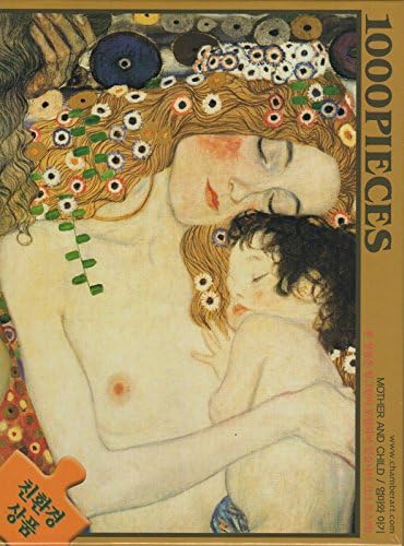 CHAMBERART1000Piece Premium Jigsaw Puzzles "Mother And Child" A-1070 By Gustav Klimt