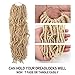 FASHION IDOL Nu Faux Locs Crochet Hair 18 Inch Natural Wavy 613 Blond Nu Soft Locs Crochet Hair 6 Bundles Crochet Dreadlocks Extensions for Black Women Blond Locs (613#)
