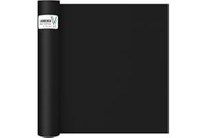 VANHENCH Halloween Black Wrapping Paper 15" x 390", Craft Kraft Paper Black Construction Paper, Poster Bulletin Board Paper, Perfect for Halloween Decorations, Birthday, Bouquet Flower, Christmas Gift Wrap