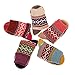 Color City Women's 5-pack Vintage Style Cotton Knitting Wool Warm Winter Crew Socks